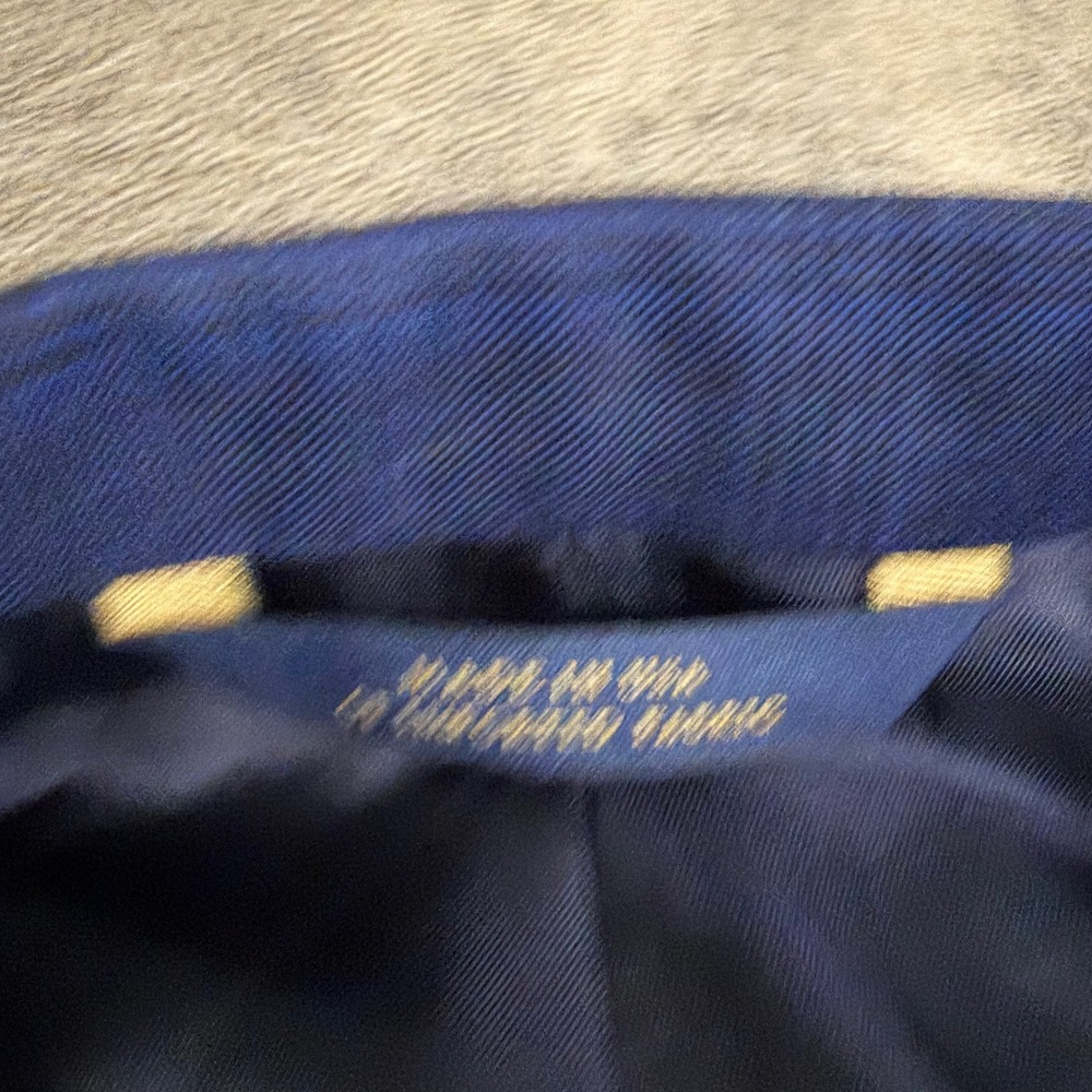 Brooks Brothers Blazer Mens 46R Navy Blue Plaid 1818 Regent Fit Sport Coat - Picture 4 of 15